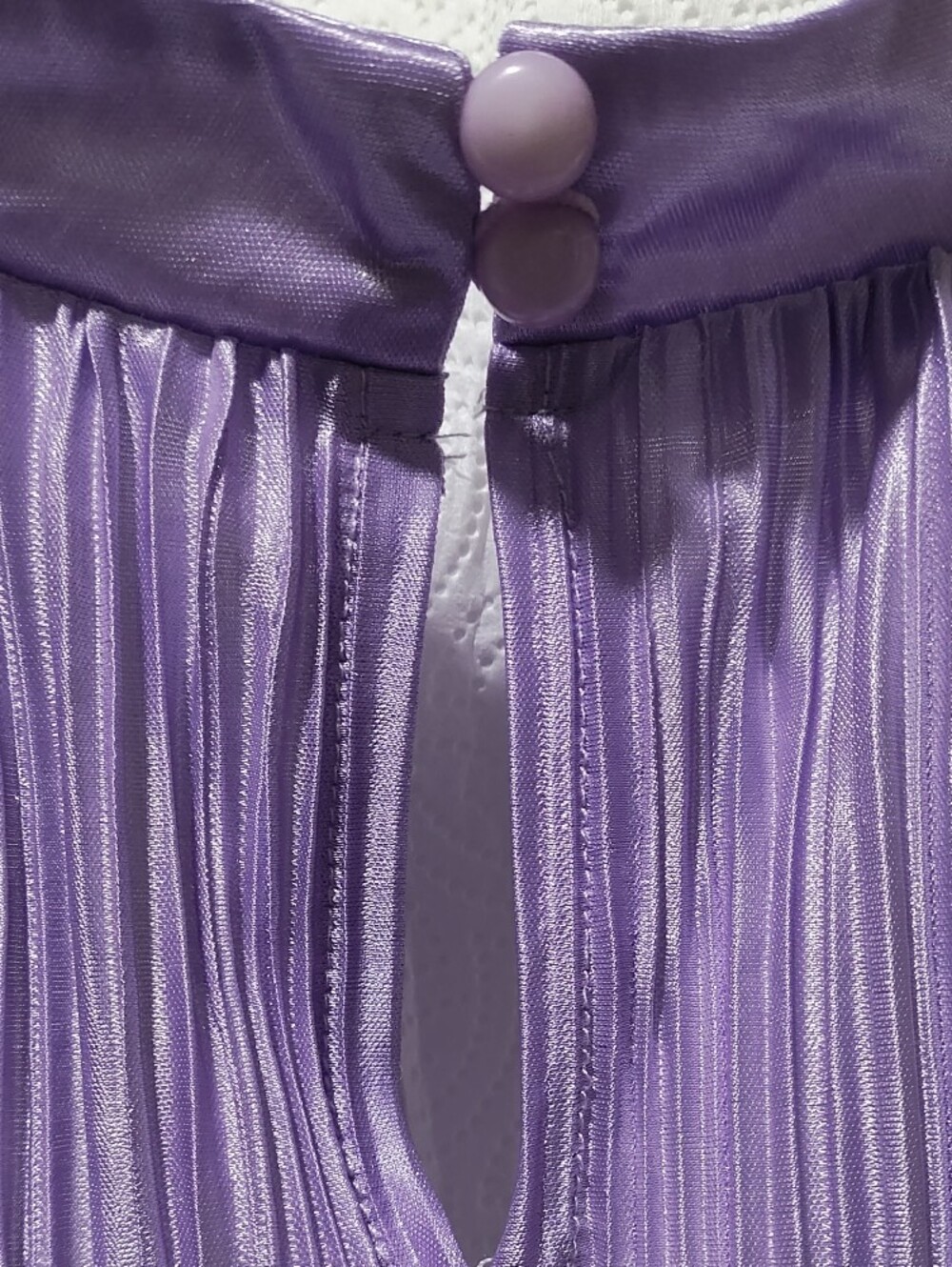 SHEIN Lavender Pleated Halter Mini Dress - Picture 8 of 11